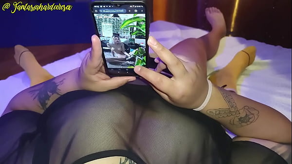 Watching porn tiktoks with my best friend, I get horny and I fuck the little bitch all over